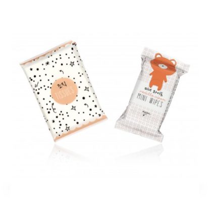 Kit Mala (Papel Absorvente e Toalhitas Refrescantes)